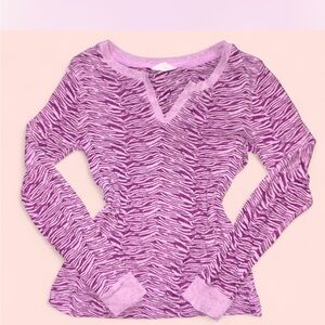 Energie Purple Patterned Top